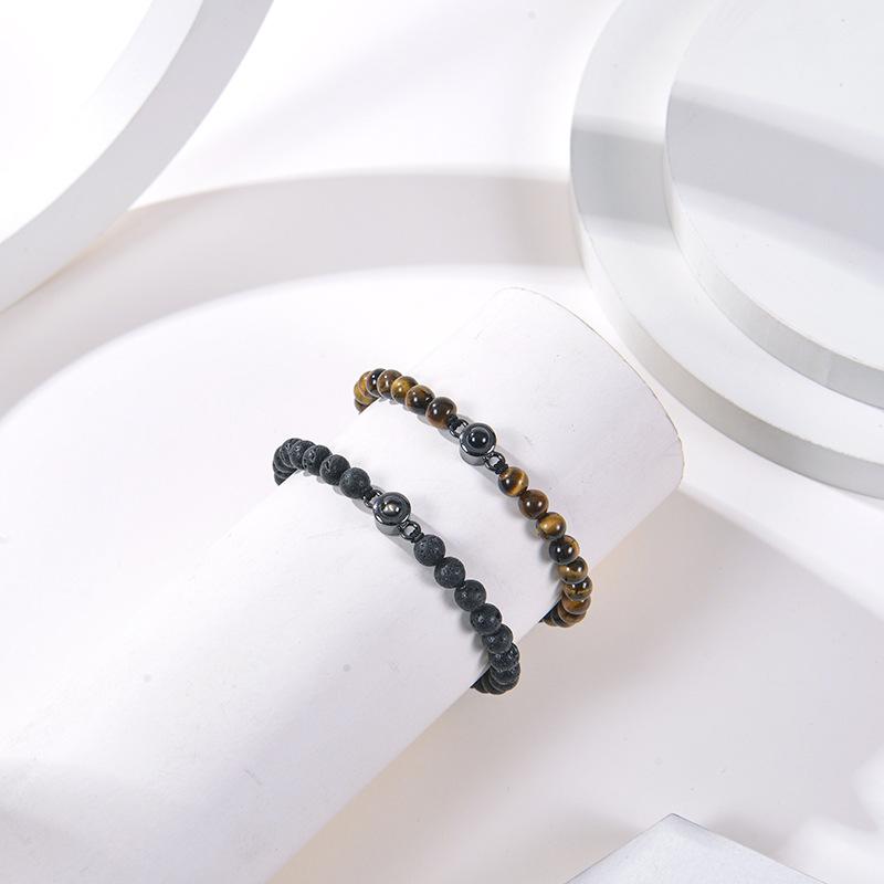 Projection Bracelet, European and American Fashion Bracelet, Available In 100 Languages, I Love You, Pink Crystal, Frosted Stone, Couple's Bracelet