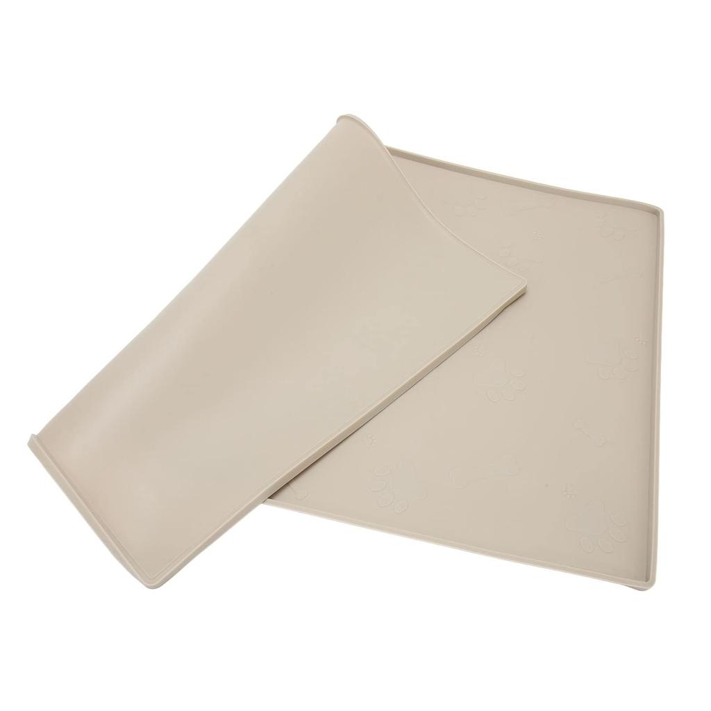 Silikon Haustier Haustierfütterung Mahlzeit Tierfutter Katzentoilette Hundetoilette Matte Trinkflecken Verschüttungen Reinigen und Haustierbedarf Matte, Matte, Matte, Matte, Matte, Mahlzeit, Wasser,