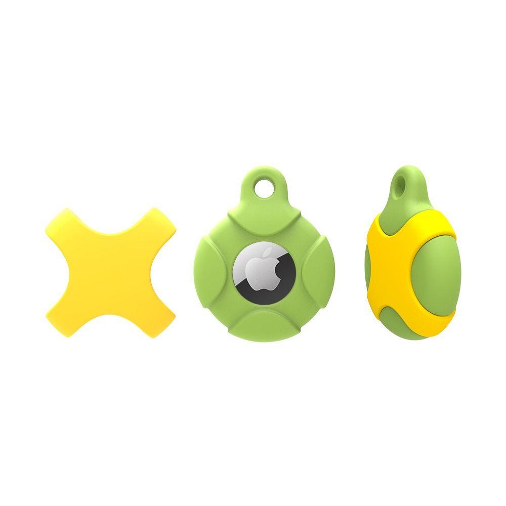 Silicone for Air Tag Protective Cover With Hook Buckle Tracker Case Colorful Locator Shell  Adults