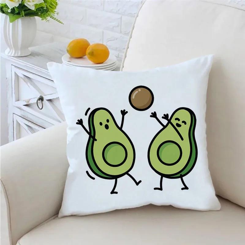 Lustiger Avocado-Druck Kissenbezug Dekokissen Sofawurf Kissenbezug Stuhl Autokissenbezug Heimdeko Einweihungsgeschenke