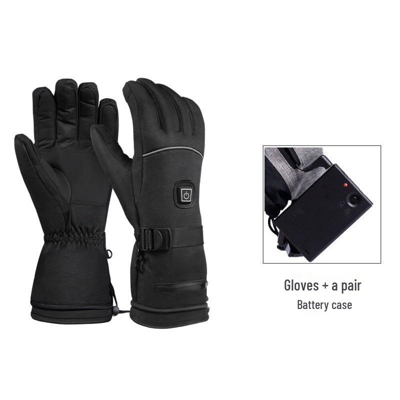 Unisex Winter Electric Heated Gloves - Ideal for Skiing, Cycling, and Outdoor Cold Protection.