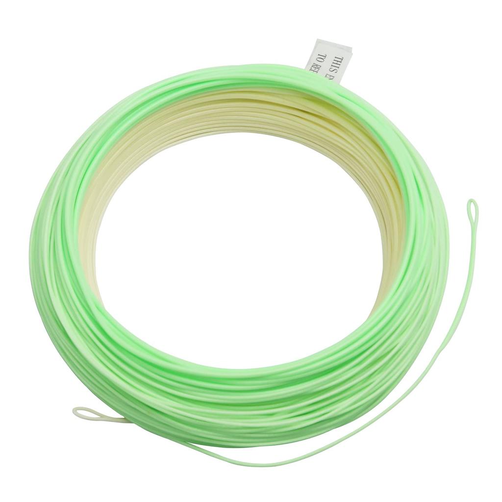 Maxcatch Fly Line Weight Forward Floating Fly Fishing Line for Rods Switch/spey Switch/spey (beige/pale Green, WF7/8F)