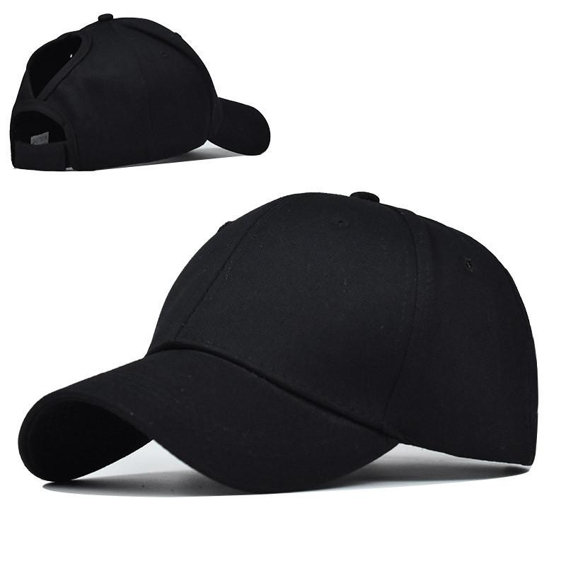 Rear Opening Cap Ponytail Cap Made Simple Pure Cotton Baseball Cap