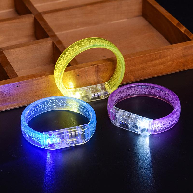 Braccialetto LED a Bolle Acriliche - Braccialetto Luminoso per Concerti e Festival