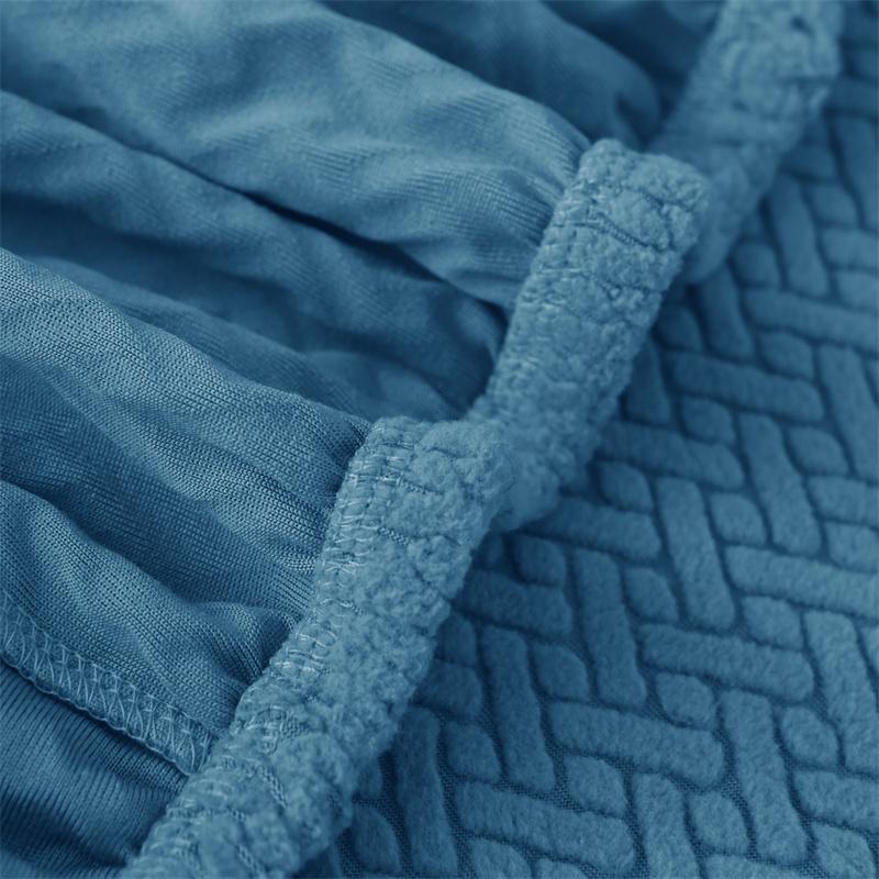 1pc Stretch Dining Chair Cover Solid Color Jacquard Seat Slipcover Elastic High Back Sloping Armchair Case Home Kitchen Hotel