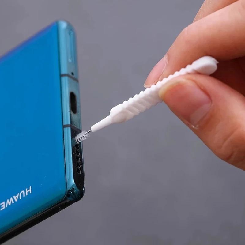 66PCS Mobile Phone Speaker Charging Port Cleaning Set Dust Plug for iPhone 16 15 14 Earphones Clean Kit Brush for Samsung Xiaomi