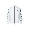 Letter Print Stand Collar Tennis Woven Jacket Men Jackets White A11M333707F-WT