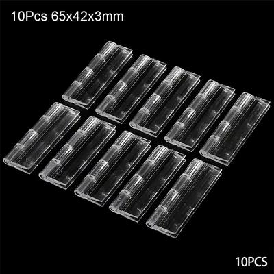 10 Stück Neue Transparente Klappscharniere Acryl Klare Türscharniere 270 Grad Klappbare Möbelbeschläge DIY Schranktür Box