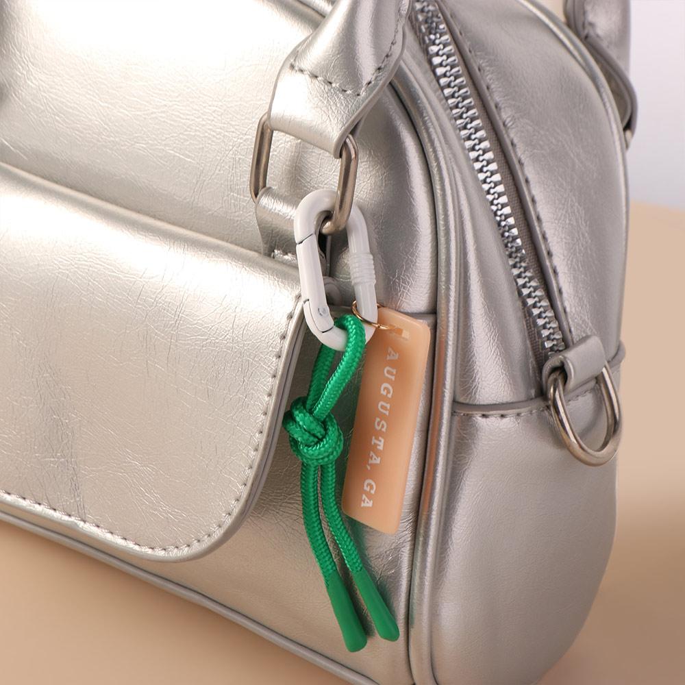 Acryl-Anhänger Retro Seil Geflochten Anhänger Geometrisch Taschenkette Anhänger Handy-Anhänger Damen
