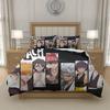 L-L D-Death N-Note Anime Bedding Set Duvet Cover Polyester Gift for Kids Teens 200x200 200x220 155x220, US UK AU Sizes