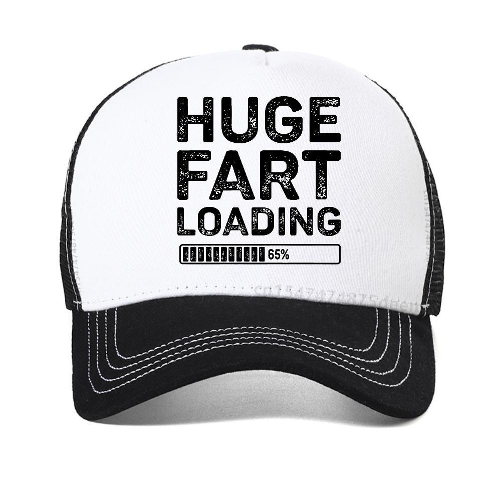 Funny Huge Fart Loading Printed Graphic baseball cap Men 'and Women' Sportswear caps fashion mesh Snapback hats casual sun hat
