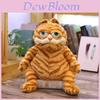Brinquedo de Pelúcia Cartoon Garfield Gato Gordo Animal de Pelúcia Macio Boneca Almofada 12-18 Polegadas**