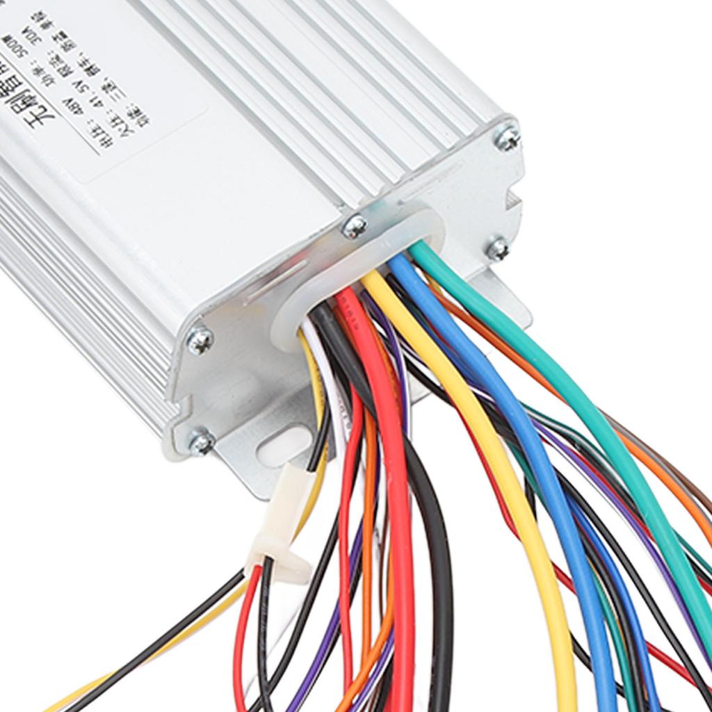 48V 500W Brushless Controller Aluminium Alloy Electric Bike Brushless Motor Controller for Electric Bicycle Scooter