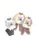 Animal World Kids' Autumn Tagless Pajama Set - Long-Sleeved Top & Pants for Baby & Toddler