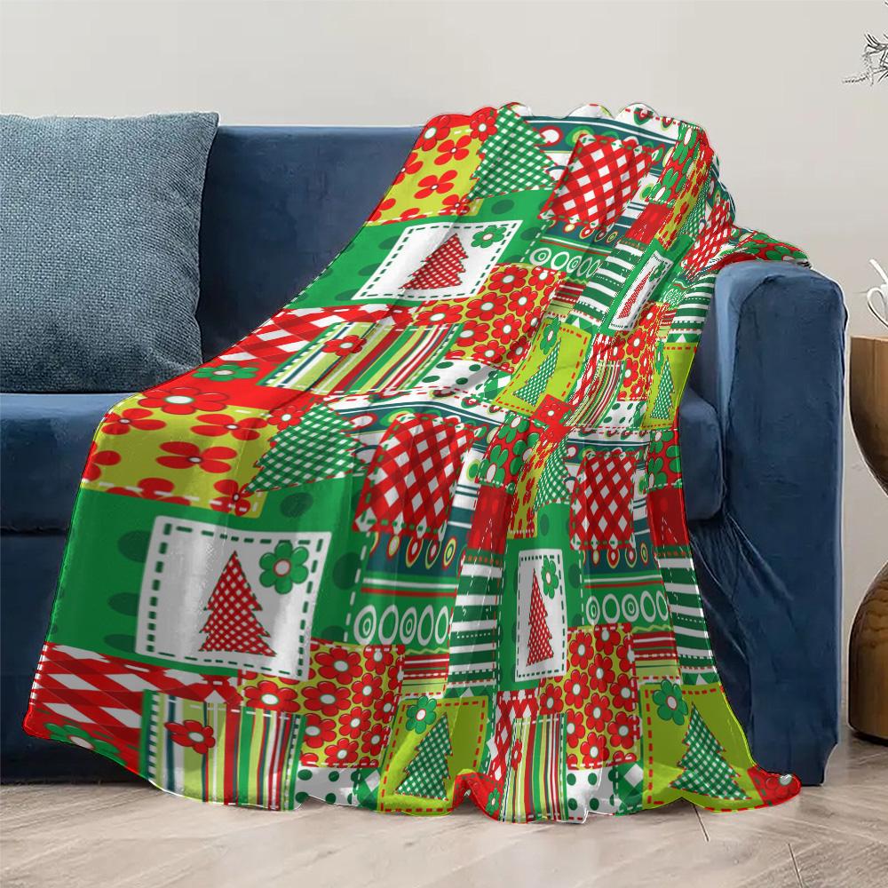 Cozy Throw Blanket Soft Warm Fuzzy Plush Sherpa Blanket Home Decor Bedding Gift Idea Christmas Holiday