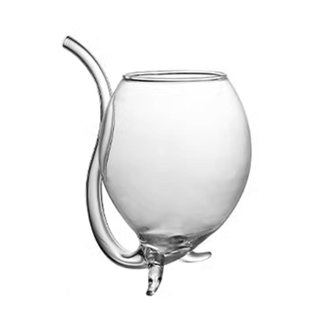 Creative Halloween Vampire Cup Cocktail Glass with Heat Resistant High Borosilicate Glass for Bar and Home Use