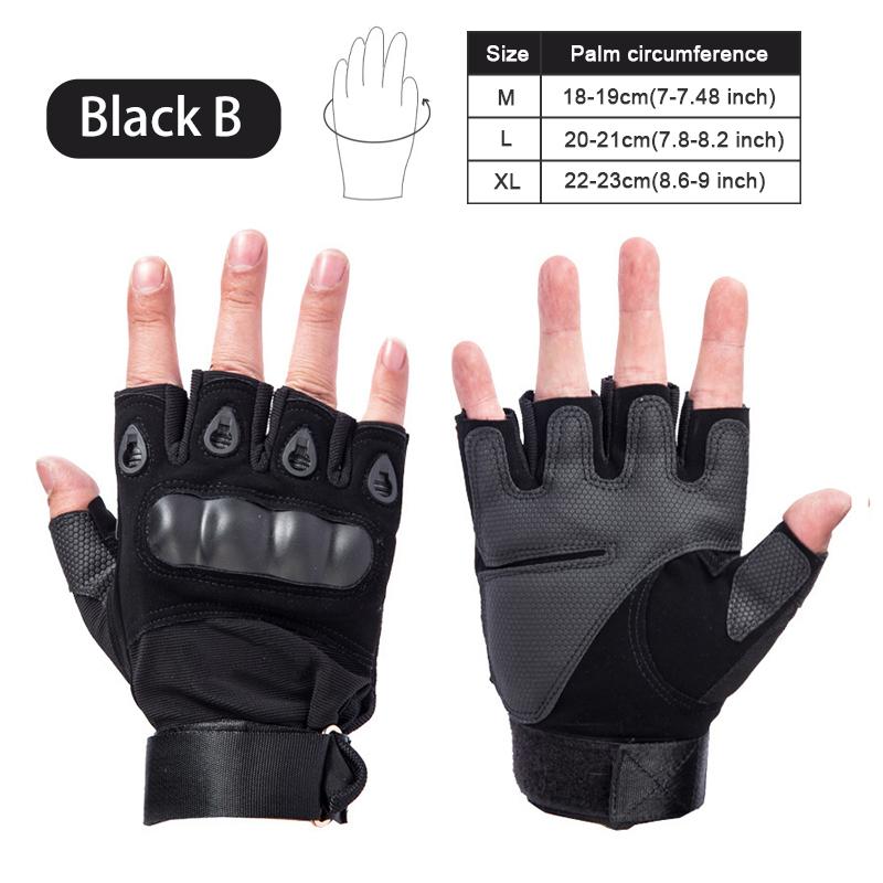 Half Finger Tactical Gloves Outdoor Men's Military Gloves Hiking Motorcycle Cycling Sports Glove Shooting Hunting Gloves