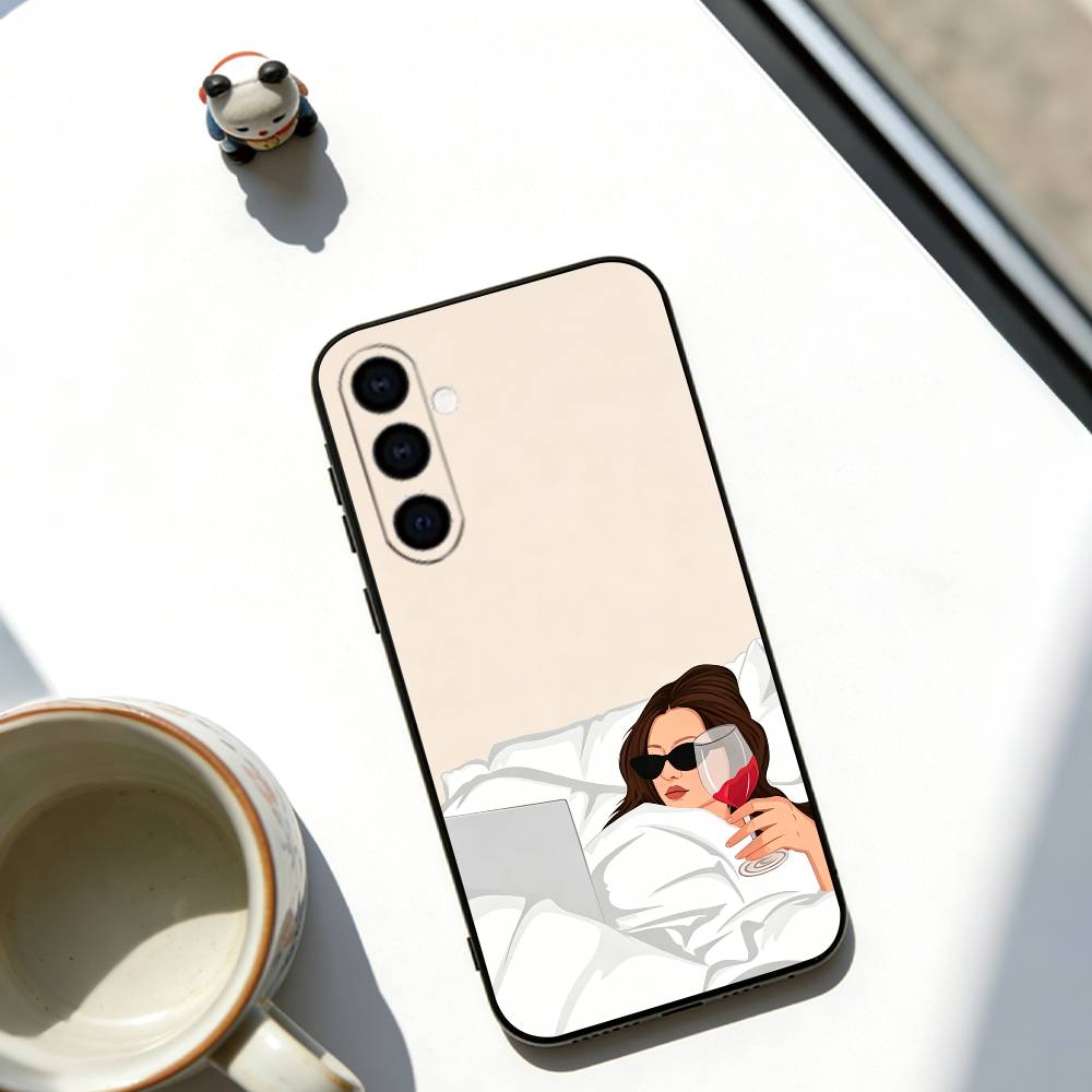 

Slack off Phone Case Soft black For Samsung Galaxy A73,A72,A71,A70,A53,A52,A51 Samsung a42 5g