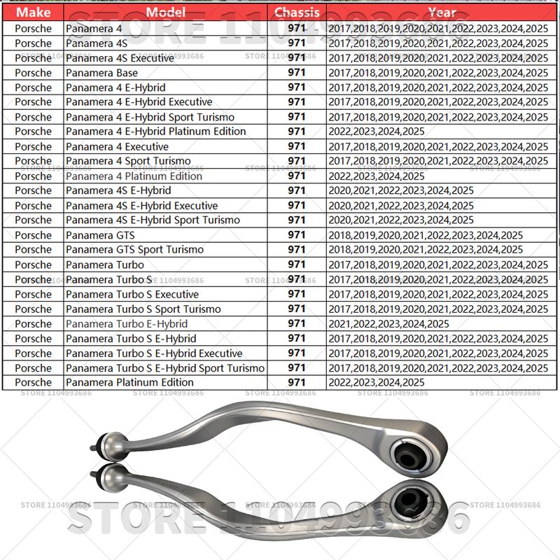 For 2017-2025 Porsche Panamera (971) Front Suspension Stabilizer Bar Link Kit OEM 971411317 971411318 9A741131701 9A741131801