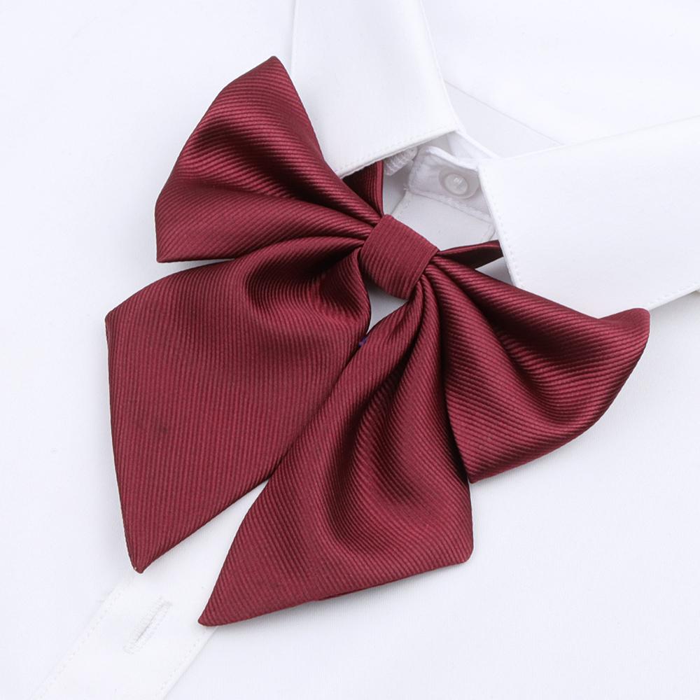 Perfect Match Colorful Women‘S Shirts Bowtie Ladies Girl School Wedding Party Bowknot Pink Bule Black Classic Butterfly Knot Suits Accessories