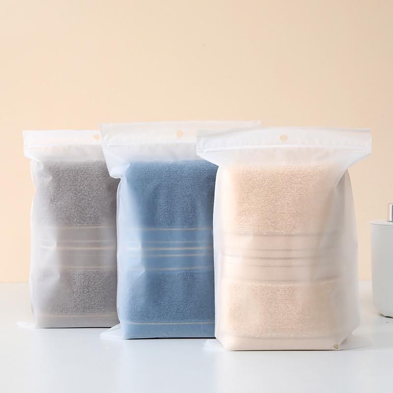 Gold Thread Thick Combed Cotton Towel Gift Set - 32-Strand Absorbent Face Towels