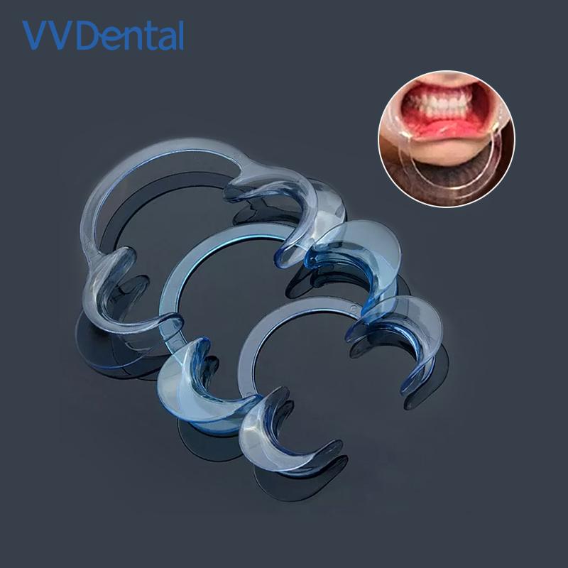VVDental 5PCS/Set C shape Retractor Mouth Opener Mouth Spreader Lip Shape Opener Dentist Oral Clean Orthodontic Tool Dental