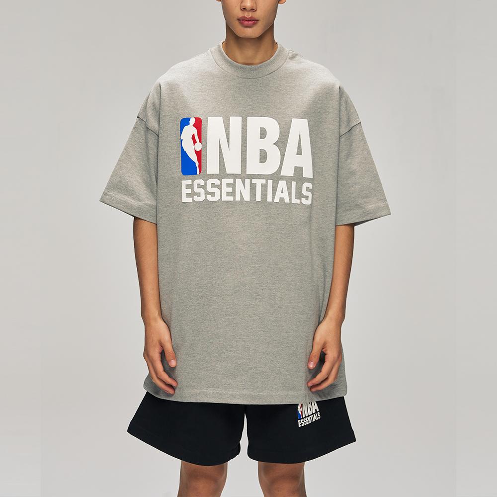 Fear of God Essentials NBA 90er Jahre T-Shirt Beton Heather Herren Oberteile Grau 125NB252002F