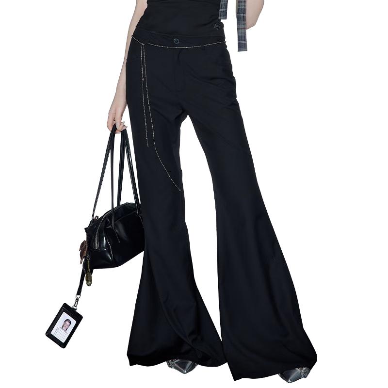 

UNIFREE Slim Fit Flared Trousers S