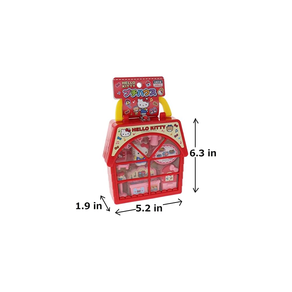 Muraoka Hello Kitty Petit House Toy Playset 4494 with Accessories for Kids