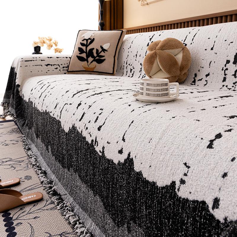 

2024 новый простой чехол на диван плюшевый цельный полный чехол диванное полотенце высокое качество противоскользящая диванная подушка одеяло 180*130cm