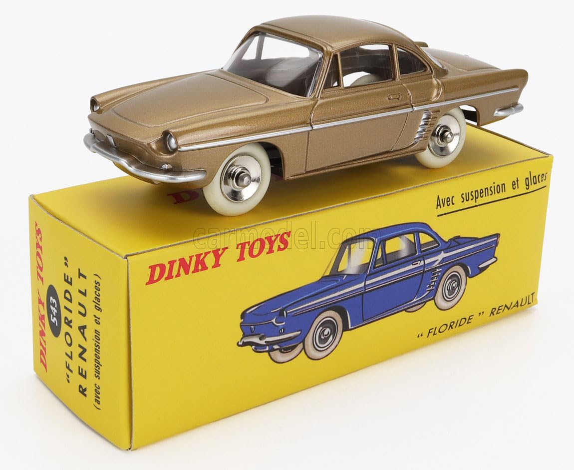 

DINKY TOYS Scale Dinky Renault Floride 1959 Gold Reproduction Diecast Model Car 1/43 золотой