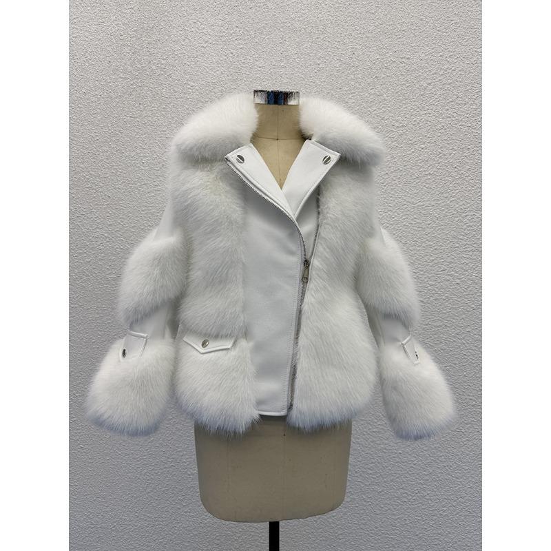Winter New Women's Imitation Fox Hair Padded Casual Coat Loose High Quality Imitation Coat