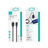 Usams Kabel Lightning  2,4A 1,2Mfast Charging Lithe Series  Czarny/Black Sj565Usb01(Us-Sj565)