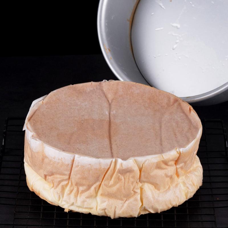 50 Sets Cake Mold Edge Paper Non Stick Surround Mould Rim Paper Oven-Safe Bakery Collar Roll For Kitchen Baking Accessories