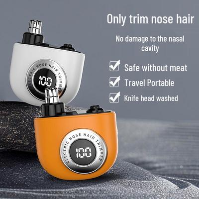 Men's Mini Electric Nose Hair Trimmer – Compact, Safe Nostril Hair Removal Device with Blade Head