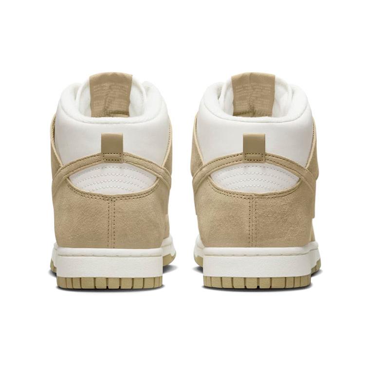 New Nike Dunk High Tan Suede White DQ7679-001