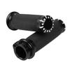 Universal Rubber Handlebar Grips for Harley Motorcycles: Fits Road King, Softail, Traveler, 883, and More. Perfect for Modifications.