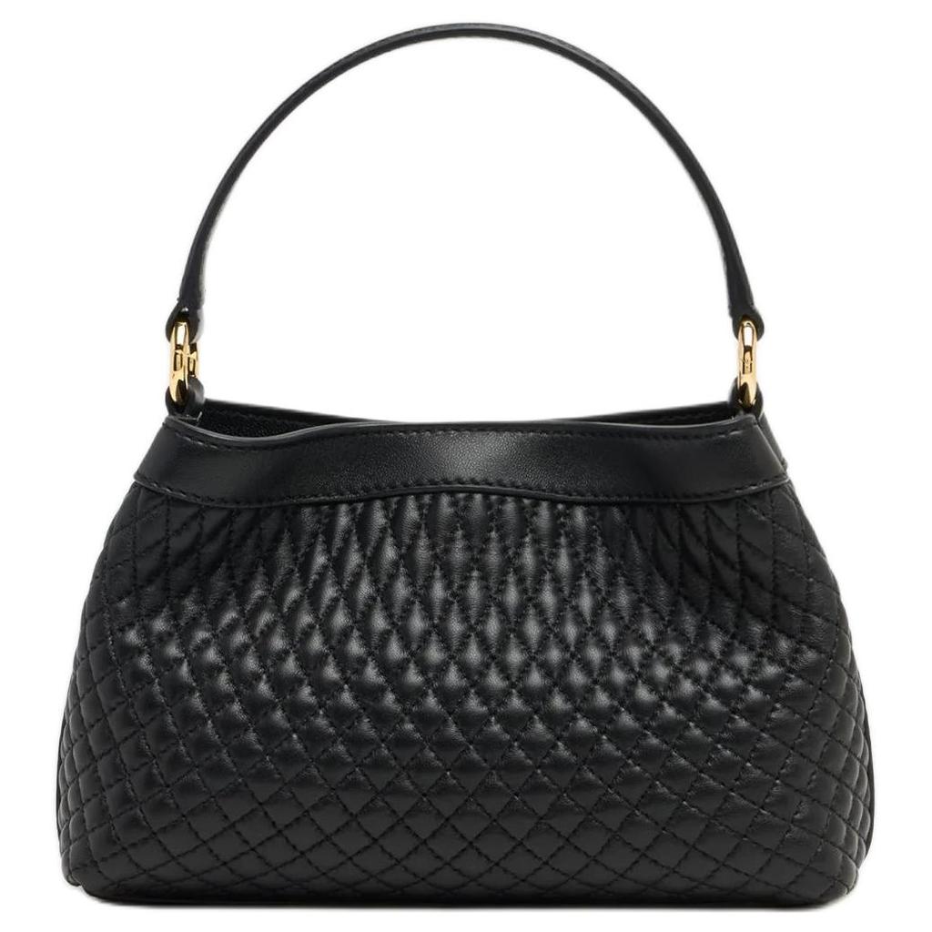 Bally Lock Me Mini Handbag Women handbags Black Gold 6313798