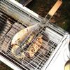 Fish Grill Basket Fish Grill Net with Wide Handle Useful BBQ Tool