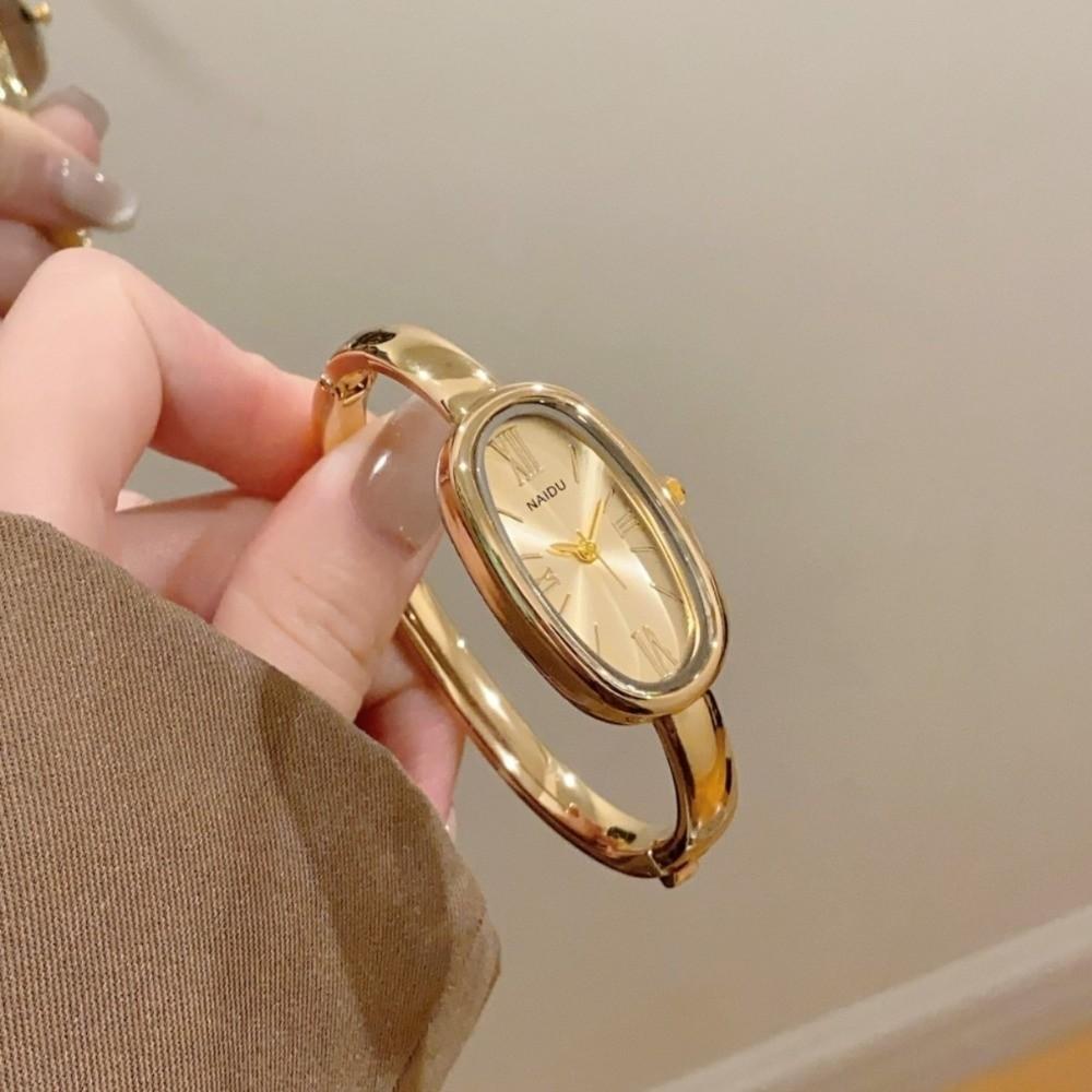 Gold/Silver Bracelet Watch Luxury Quartz Watch High Quality Wristwatch for Women