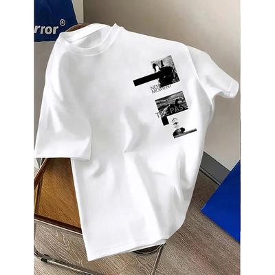 Neues Sommer Herrenmode T-Shirt Persönlichkeit Landschaftsmuster bedruckt Herren T-Shirt Top