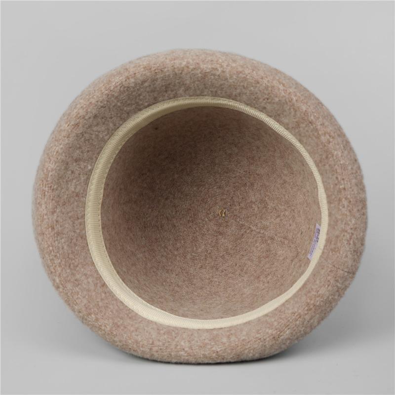 Hat Autumn and Winter Bucket Hat New Top Hat Women's Warm and Cold Wool Basin Hat