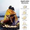 Owl Customize Text Blanket Throw Customizable Blanket Durable Comfort Throw For Livingroom Living Room Picnics Bed Four Seasons Universal