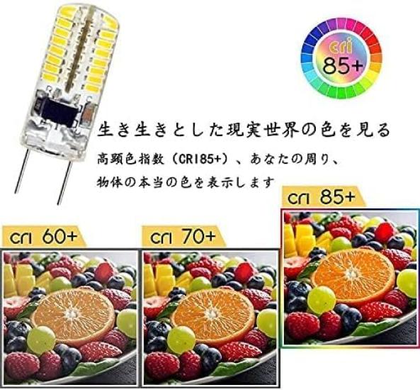 Okuchodo G4 Base LED Bulb 3W Warm White 3000K Energy Saving Wide Beam Angle AC85-130V Non-Dimmable [3-Pack]