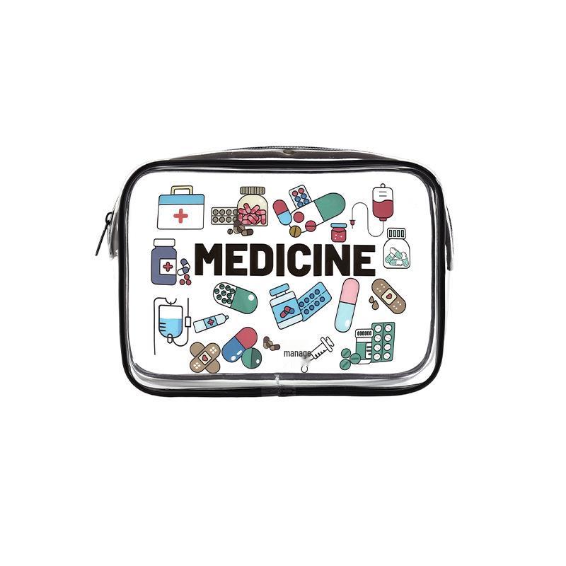Transparente Wasserdichte PVC Kosmetiktasche - Tragbare Reise-Kulturbeutel-Aufbewahrung mit großem Fassungsvermögen und individueller Logo-Option