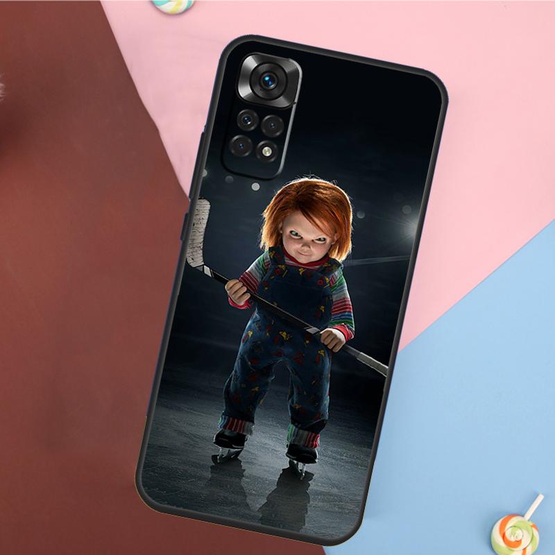 Scary Chucky Doll Horror Movie Case For Xiaomi Redmi Note 11 Pro 11S 8 9 12 10 Pro 10S 9S Redmi 9 10 12C 9C 10C Back Cover