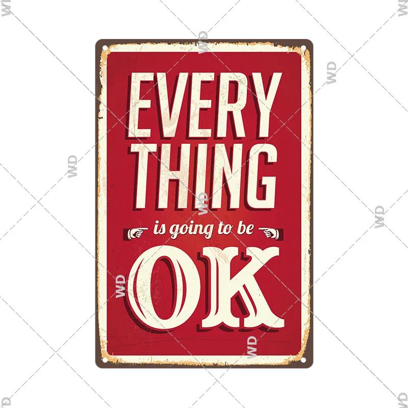 Retro Life Love Family Sentence Slogan Metal Tin Sign Vintage Metal Plaque Metal Wall Poster For Home Shop CoffeeWall Decor