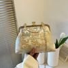 National Style Cheongsam Lock Chain Small Bag Women's Spring and Summer New Versatile Women's Popular One-shoulder Crossbody Bag