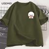 Camiseta Panda Bubu Dudu E Seus Filhotes Moda Engraçada Camiseta de Casal Unissex Moda Casual Mangas Curtas Roupas