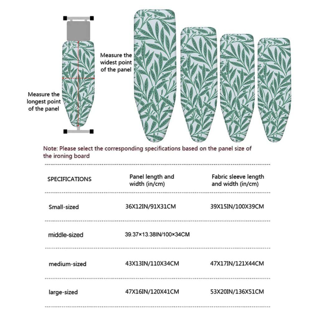 1 funda para tabla de planchar con borde elástico, resistente a las manchas, para mesa de planchar